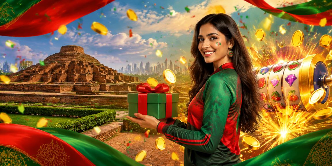 বাংলাদেশের লাল-সবুজ পতাকার সামনে betway login লটারি উদযাপন